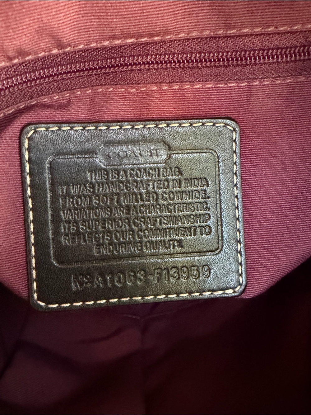 Coach Hampton Tote - Picture 10 of 15